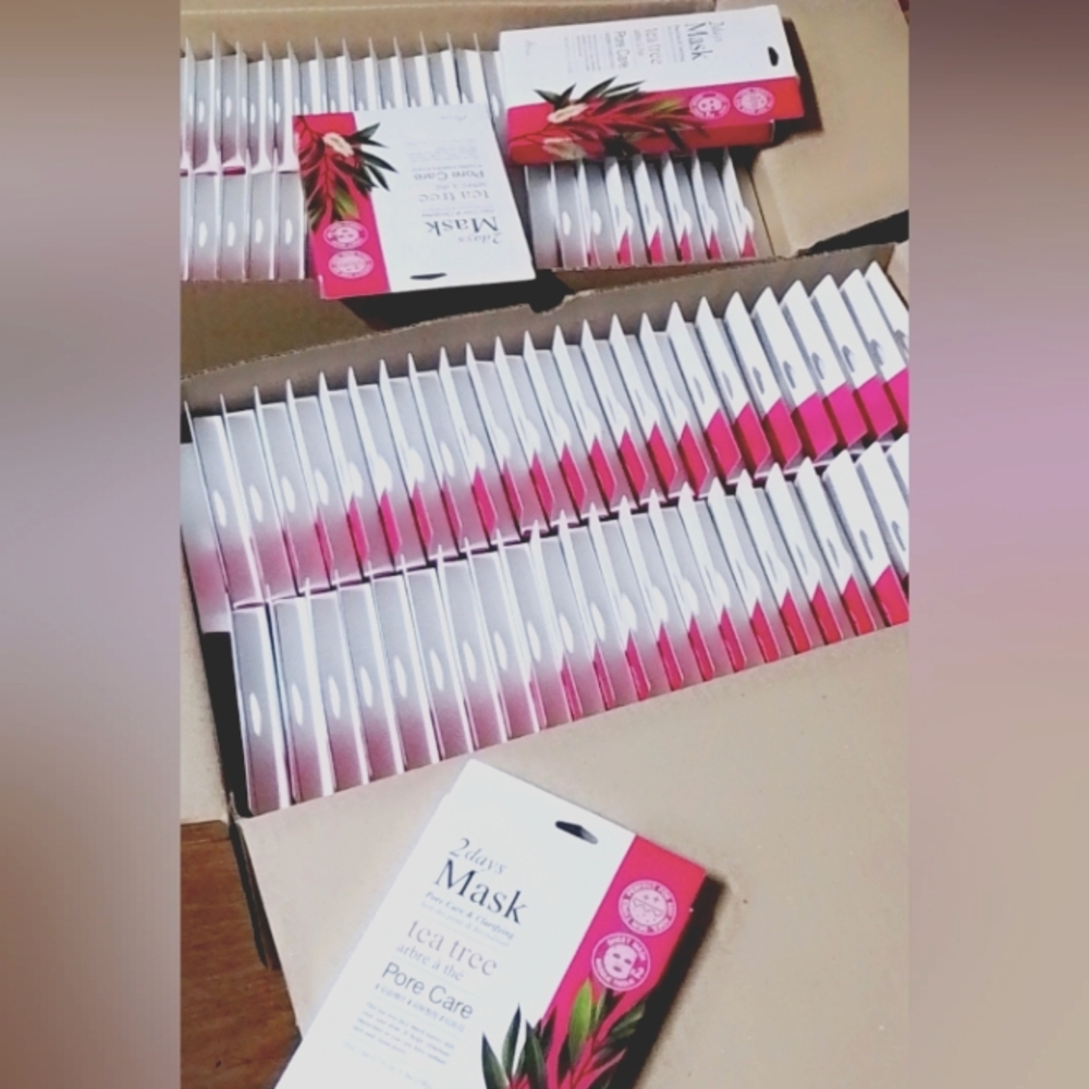 2day tea tree face masks & STRESSFREE HAND SANITIZERS